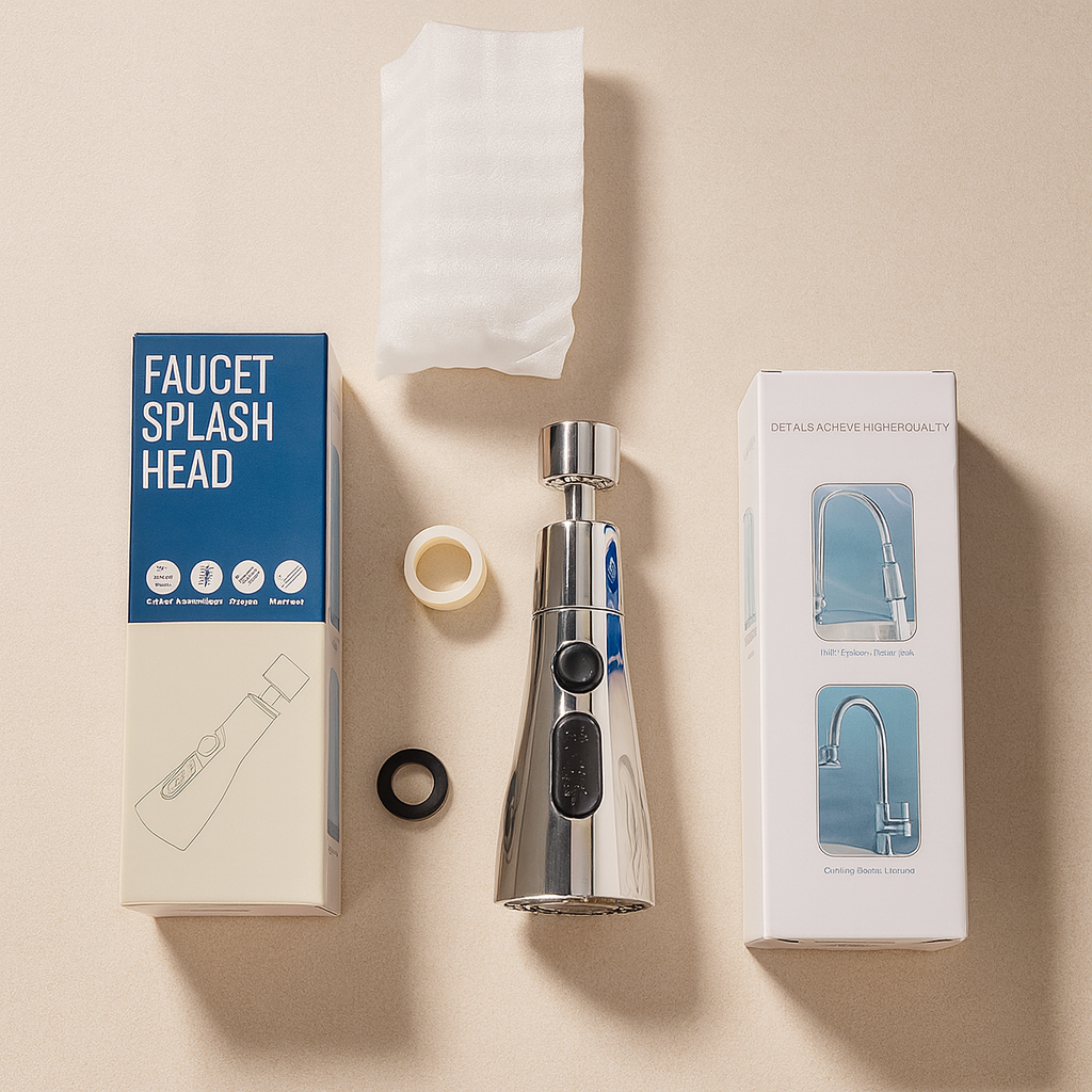 Universal Triple-Mode Faucet Head